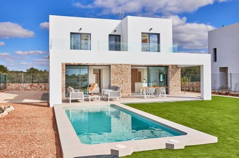 Villen mit 3 Schlafzimmern, 3 Bädern, Privatpool und Kfz-Stellplatz nur 1 km vom Meer Sa Rapita 07639 - Immolocal.de