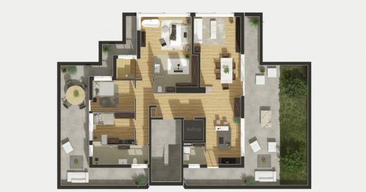 *Erstbezug - Penthouse-Wohnung in Townhouse mit luxuriöser Ausstattung!* Frankfurt am Main / Seckbach 60389 - Immolocal.de