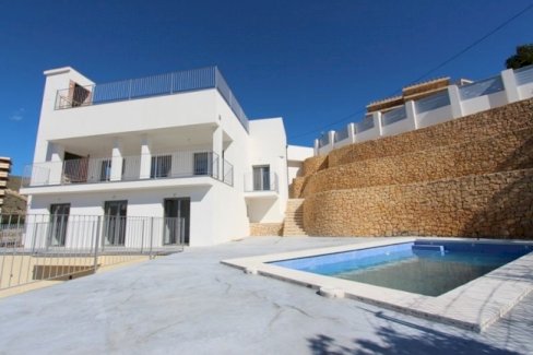 Großzügige neuwertige Villa mit fantastischem Meerblick El Campello 03560