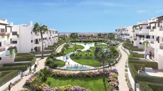 Komfortable Wohnungen mit 3 Schlafzimmern, Tiefgaragenstellplatz und Gemeinschaftspool nur 600 m vom Strand San Juan de los Terreros 04648