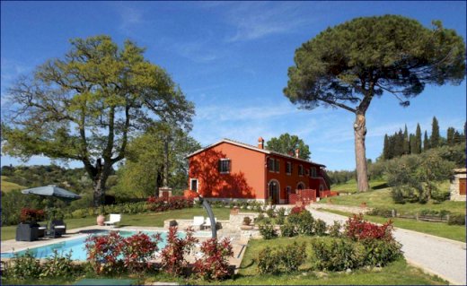 ***Landhaus mit 40 Hektar Landfläche in der Toskana, Castel Fiorentino, in Norditalien*** Castel Fiorentino 50051