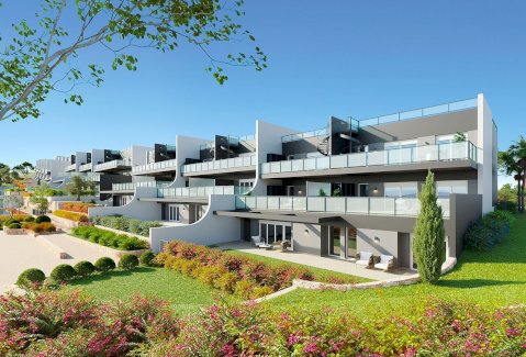 Appartements mit 2 Schlafzimmern, 2 Bädern, Kfz-Stellplatz und zum Teil auch mit Meerblick in wunderschöner Anlage Finestrat 03509 - Immolocal.de