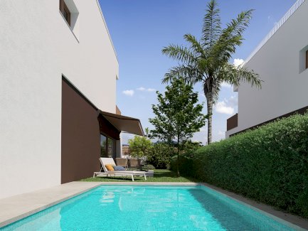 Moderne Villen mit 3 Schlafzimmern, 3 Bädern und Privatpool nur 500 m vom kilometerlangen Sandstrand La Marina 03194 - Immolocal.de