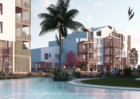 Nachhaltige Penthouse-Wohnungen mit 3 Schlafzimmern, Dachterrasse, Klimaanlage, Kfz-Stellplatz, Gemeinschaftspool und Beachclub nur 400 m vom Strand El Verger 03770 - Immolocal.de