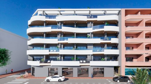 Penthouse-Wohnungen mit 2 Schlafzimmern, 2 Bädern, Dachterrasse und Gemeinschaftspool nur ca. 250 m vom Strand von Los Locos Torrevieja 03180 - Immolocal.de